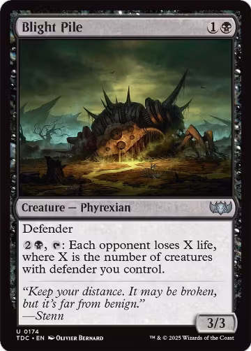 Blight Pile (174), Commander: Tarkir: Dragonstorm — Magic card price
