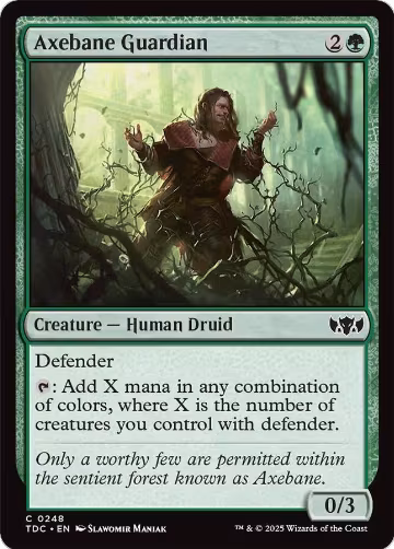 Axebane Guardian (248), Commander: Tarkir: Dragonstorm — Magic card price