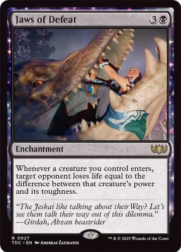 Jaws of Defeat (27), Commander: Tarkir: Dragonstorm — Magic card price