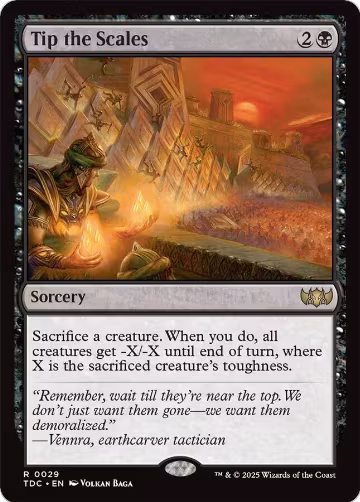 Tip the Scales (29), Commander: Tarkir: Dragonstorm — Magic card price