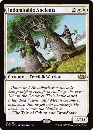 Indomitable Ancients (121), Commander: Tarkir: Dragonstorm — Magic card price