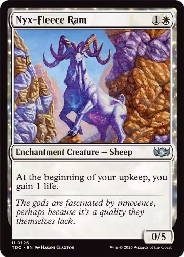 Nyx-Fleece Ram (126), Commander: Tarkir: Dragonstorm — Magic card price