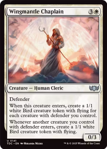Wingmantle Chaplain (141), Commander: Tarkir: Dragonstorm — Magic card price