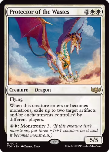Protector of the Wastes (14), Commander: Tarkir: Dragonstorm — Magic card price
