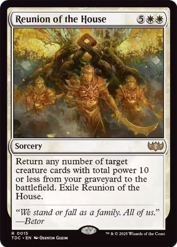 Reunion of the House (15), Commander: Tarkir: Dragonstorm — Magic card price