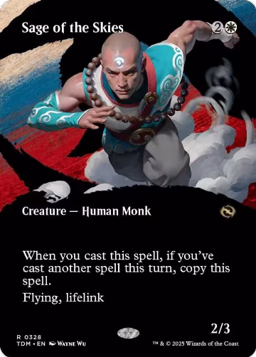 Sage of the Skies (Borderless) (328), Tarkir: Dragonstorm — Magic card price