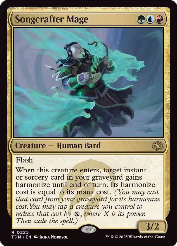 Songcrafter Mage (225), Tarkir: Dragonstorm — Magic card price