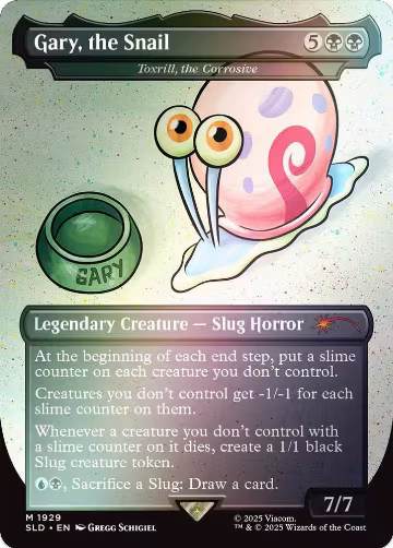 Gary, the Snail - Toxrill, the Corrosive (Rainbow Foil) (1929), Secret Lair Drop Series — Magic card price