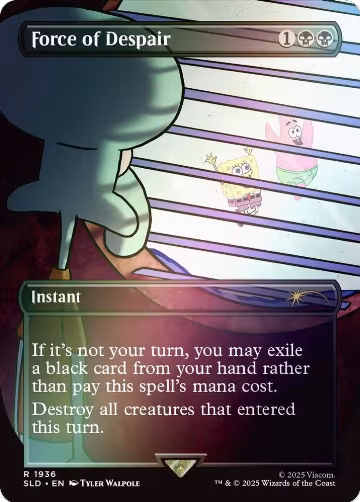 Force of Despair (Rainbow Foil) (1936), Secret Lair Drop Series — Magic card price