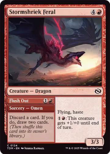 Stormshriek Feral (124), Tarkir: Dragonstorm — Magic card price