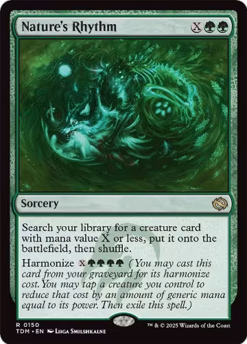 Nature's Rhythm (150), Tarkir: Dragonstorm — Magic card price