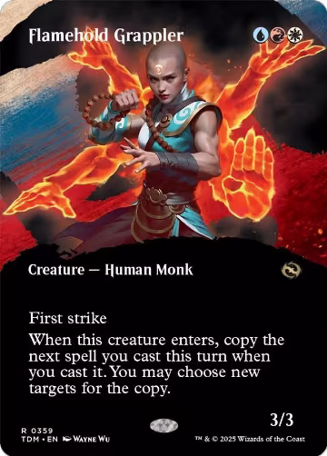 Flamehold Grappler (Borderless) (359), Tarkir: Dragonstorm — Magic card price