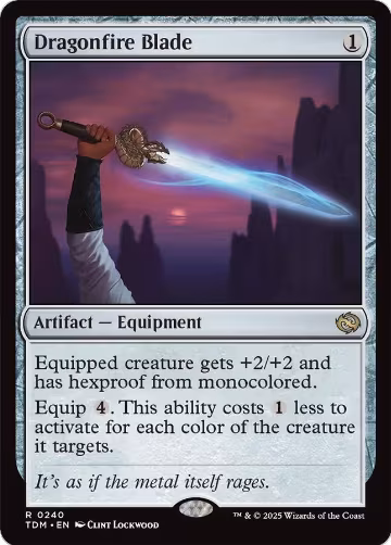 Dragonfire Blade (240), Tarkir: Dragonstorm — Magic card price
