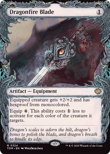 Dragonfire Blade (Showcase) (324), Tarkir: Dragonstorm — Magic card price