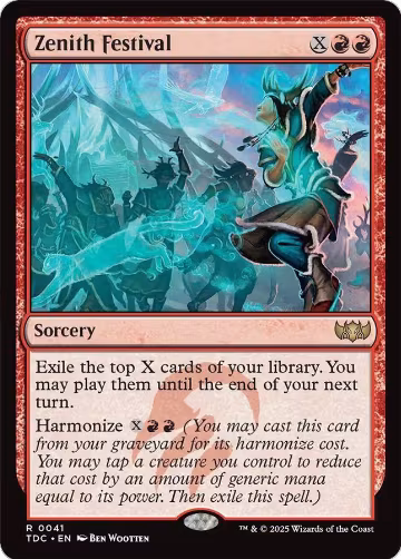 Zenith Festival (41), Commander: Tarkir: Dragonstorm — Magic card price
