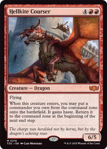 Hellkite Courser (218), Commander: Tarkir: Dragonstorm — Magic card price