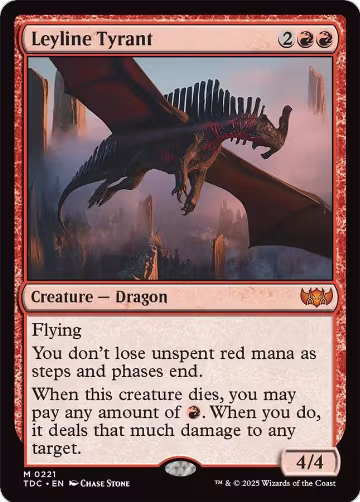 Leyline Tyrant (221), Commander: Tarkir: Dragonstorm — Magic card price