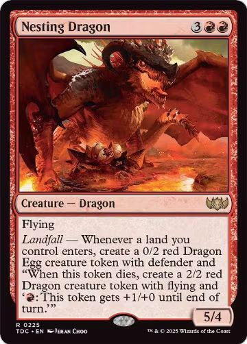 Nesting Dragon (225), Commander: Tarkir: Dragonstorm — Magic card price