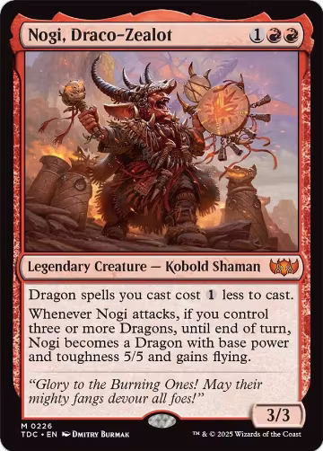 Nogi, Draco-Zealot (226), Commander: Tarkir: Dragonstorm — Magic card price