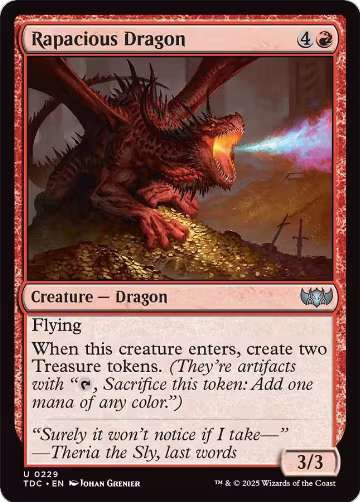 Rapacious Dragon (229), Commander: Tarkir: Dragonstorm — Magic card price