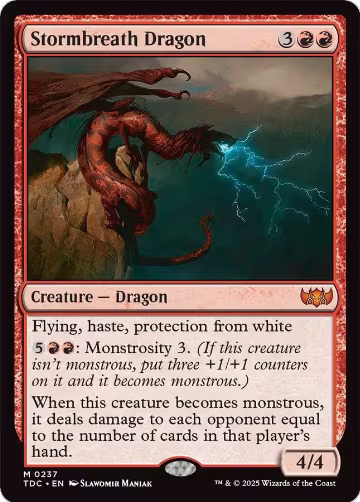 Stormbreath Dragon (237), Commander: Tarkir: Dragonstorm — Magic card price