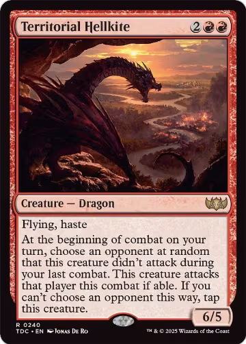 Territorial Hellkite (240), Commander: Tarkir: Dragonstorm — Magic card price