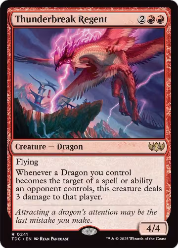 Thunderbreak Regent (241), Commander: Tarkir: Dragonstorm — Magic card price