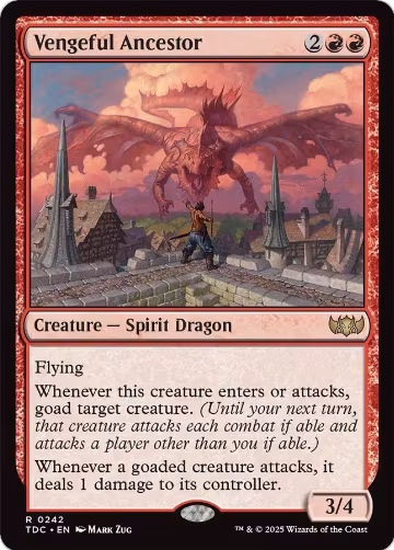 Vengeful Ancestor (242), Commander: Tarkir: Dragonstorm — Magic card price