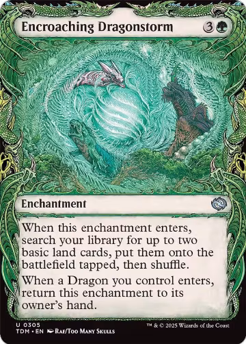 Encroaching Dragonstorm (Showcase) (305), Tarkir: Dragonstorm — Magic card price