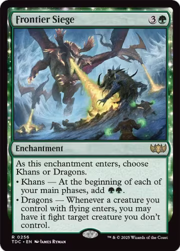 Frontier Siege (256), Commander: Tarkir: Dragonstorm — Magic card price