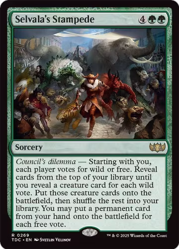 Selvala's Stampede (269), Commander: Tarkir: Dragonstorm — Magic card price