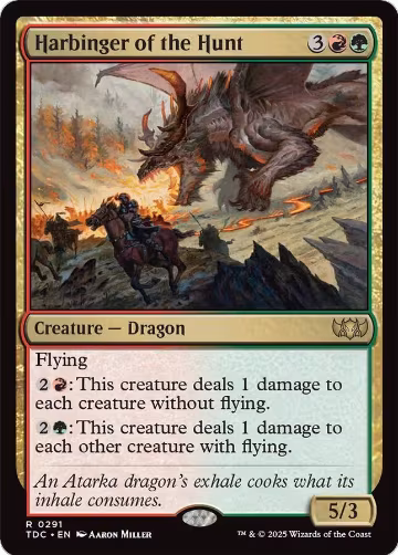 Harbinger of the Hunt (291), Commander: Tarkir: Dragonstorm — Magic card price