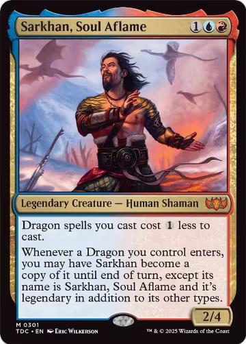 Sarkhan, Soul Aflame (301), Commander: Tarkir: Dragonstorm — Magic card price