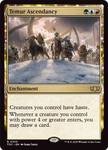 Temur Ascendancy (305), Commander: Tarkir: Dragonstorm — Magic card price