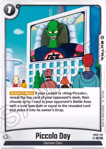Piccolo Day (FB06-118), Rivals Clash — DB Fusion card price