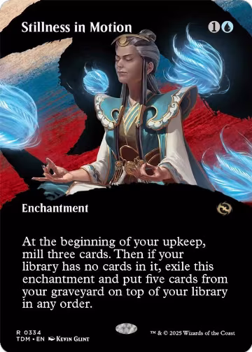 Stillness in Motion (Borderless) (334), Tarkir: Dragonstorm — Magic card price