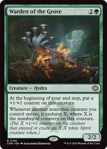 Warden of the Grove (166), Tarkir: Dragonstorm — Magic card price