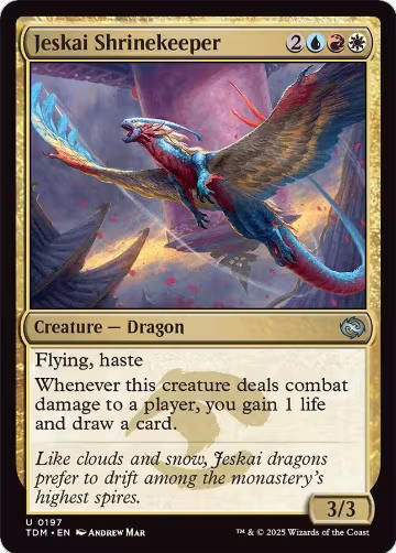 Jeskai Shrinekeeper (197), Tarkir: Dragonstorm — Magic card price