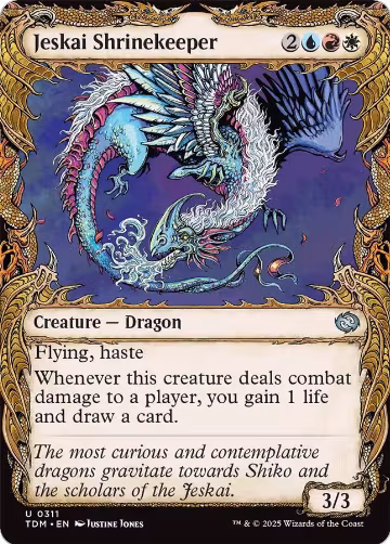 Jeskai Shrinekeeper (Showcase) (311), Tarkir: Dragonstorm — Magic card price