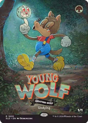 Young Wolf (1820), Secret Lair Drop Series — Magic card price