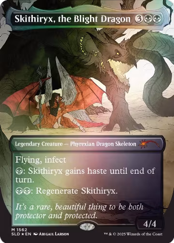 Skithiryx, the Blight Dragon (Rainbow Foil) (1562), Secret Lair Drop Series — Magic card price
