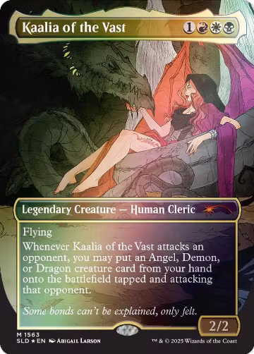 Kaalia of the Vast (Rainbow Foil) (1563), Secret Lair Drop Series — Magic card price