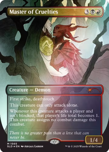 Master of Cruelties (Rainbow Foil) (1565), Secret Lair Drop Series — Magic card price