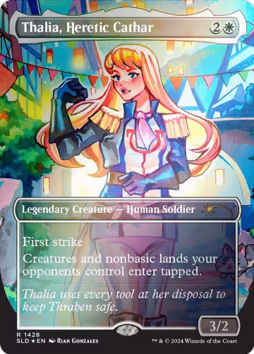 Thalia, Heretic Cathar (Rainbow Foil) (1428), Secret Lair Drop Series — Magic card price