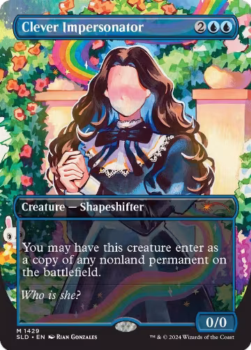 Clever Impersonator (1429), Secret Lair Drop Series — Magic card price