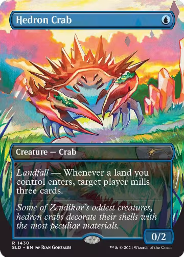 Hedron Crab (1430), Secret Lair Drop Series — Magic card price