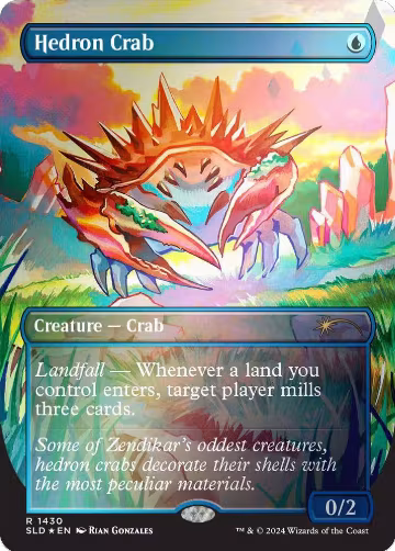 Hedron Crab (Rainbow Foil) (1430), Secret Lair Drop Series — Magic card price
