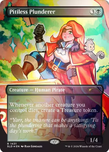 Pitiless Plunderer (Rainbow Foil) (1431), Secret Lair Drop Series — Magic card price