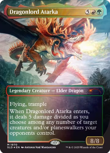 Dragonlord Atarka (Rainbow Foil) (1970), Secret Lair Drop Series — Magic card price