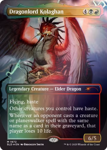 Dragonlord Kolaghan (1972) (Rainbow Foil) (1972), Secret Lair Drop Series — Magic card price